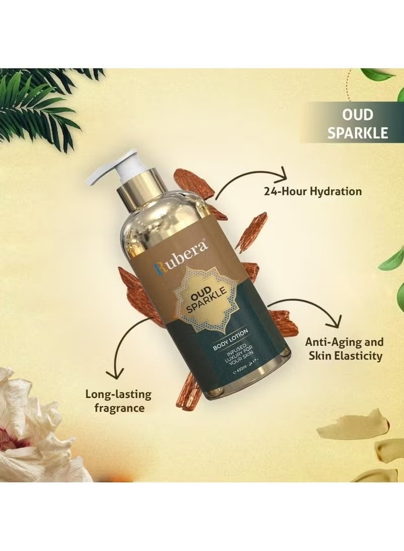 Rubera Oud Sparkle Body Lotion, 430 ml - Image 3